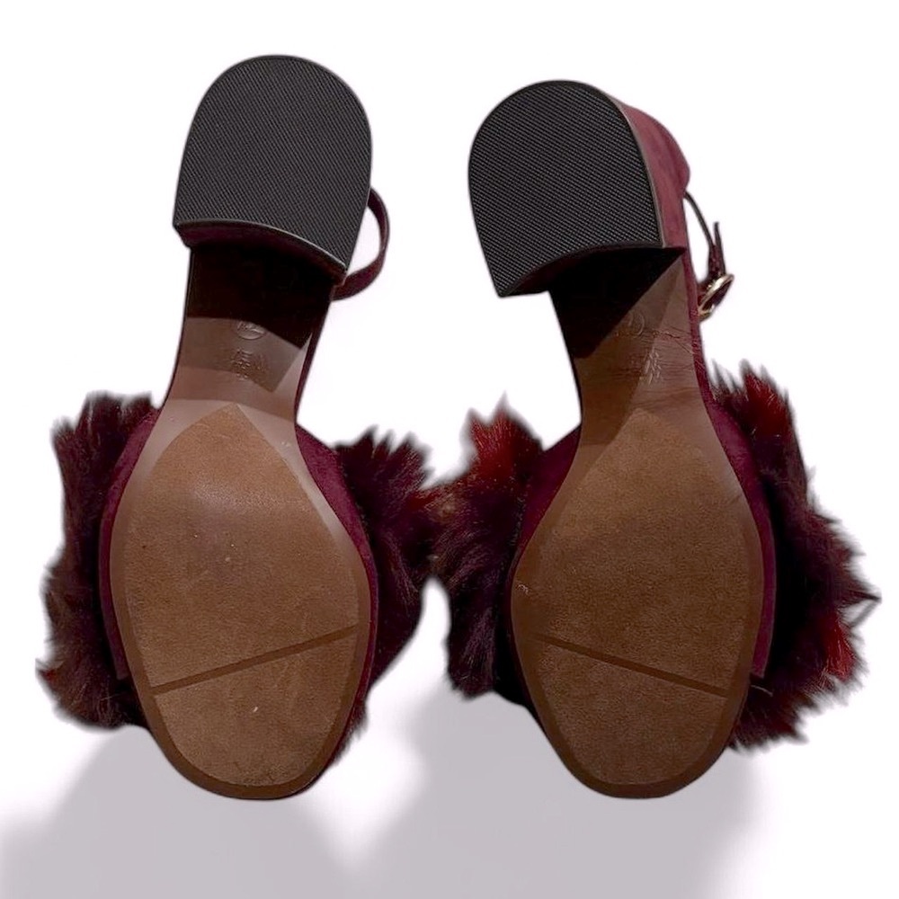 NEW WHO WHAT WEAR Geneva Faux Fur Shoes - Picture 3 of 3